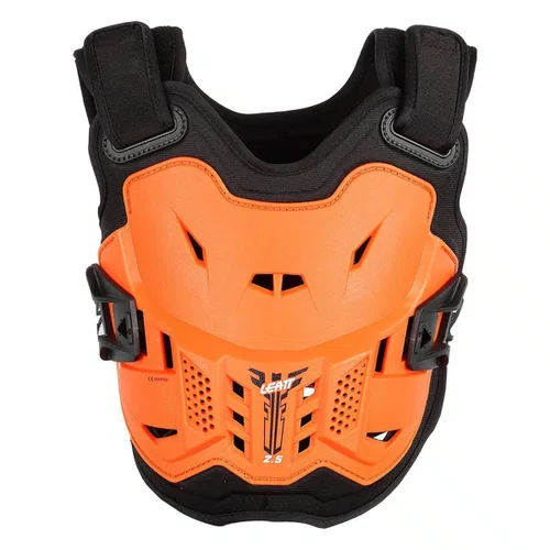 Colete Infantil Motocross Leatt 2.5 Mini Chest Laranja Preto