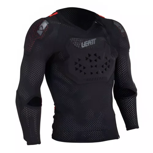Colete Integral Motocross Trilha Leatt Reaflex Preto Stealth