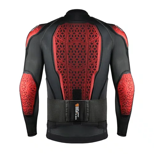 Colete Integral Off Road ASW Protec Preto Vermelho