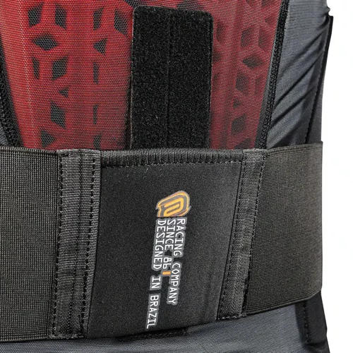 Colete Integral Off Road ASW Protec Preto Vermelho
