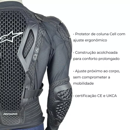 Colete Jaqueta Alpinestars Bionic Action V2 Preto