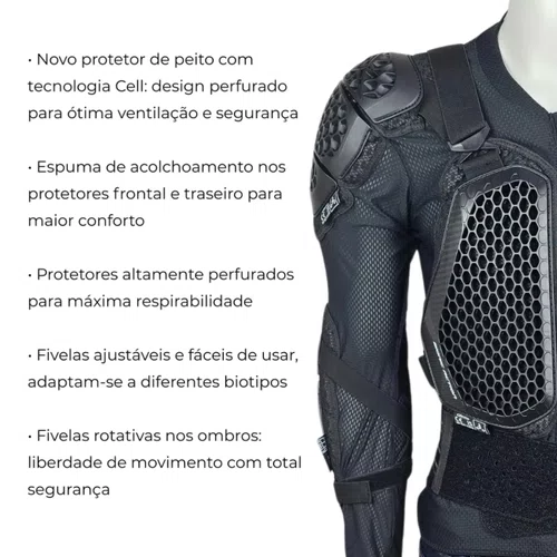 Colete Jaqueta Alpinestars Bionic Action V2 Preto