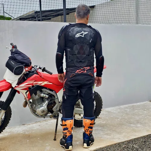 Colete Jaqueta Alpinestars Bionic Tech V3 Vermelho Branco Preto