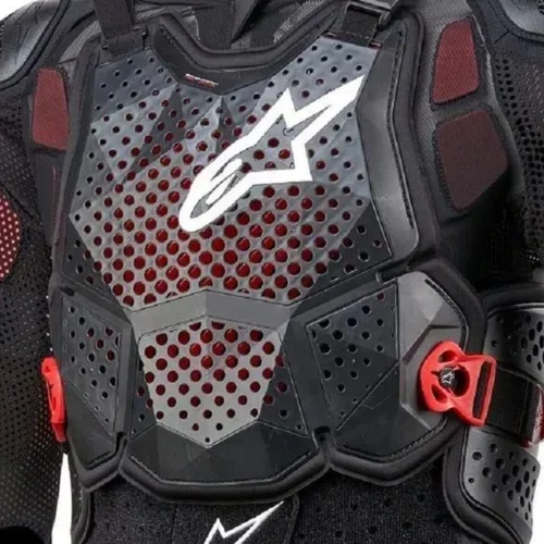Colete Jaqueta Alpinestars Bionic Tech V3 Vermelho Branco Preto