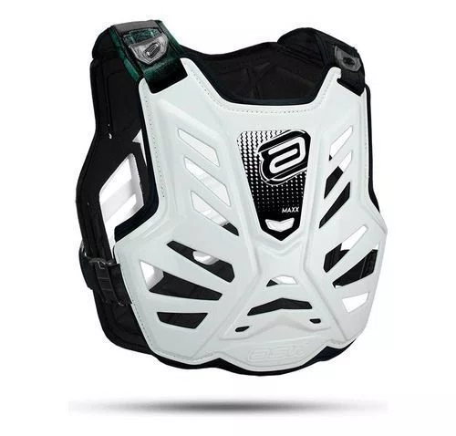 Colete Motocross Asw Maxx Lite Trilha Preto Branco