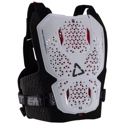 Colete Motocross Leatt 4.5 Evo Chest Enduro Trilha Branco