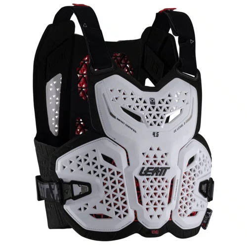 Colete Motocross Leatt 4.5 Evo Chest Enduro Trilha Branco