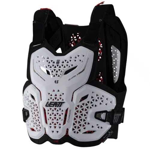 Colete Motocross Leatt 4.5 Evo Chest Enduro Trilha Branco