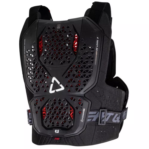 Colete Motocross Leatt 4.5 Evo Chest Enduro Trilha Preto