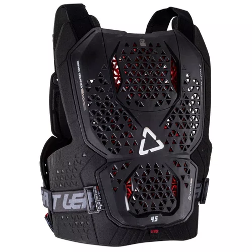 Colete Motocross Leatt 4.5 Evo Chest Enduro Trilha Preto
