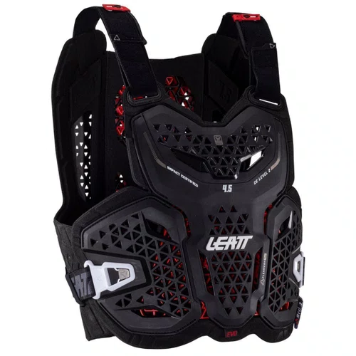 Colete Motocross Leatt 4.5 Evo Chest Enduro Trilha Preto