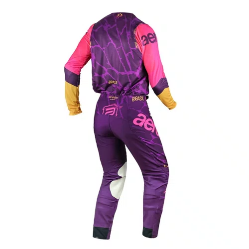 Conjunto ASW Concept Seismic Rigor Rico Romaniacs Roxo Rosa Amarelo