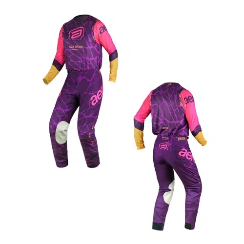 Conjunto ASW Concept Seismic Rigor Rico Romaniacs Roxo Rosa Amarelo