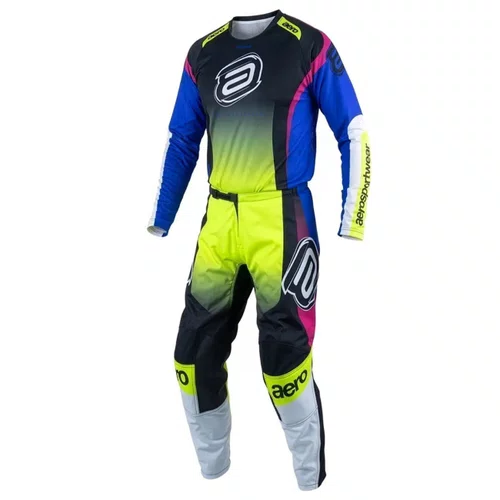 Conjunto ASW Image Cronos Preto Amarelo Fluo Azul
