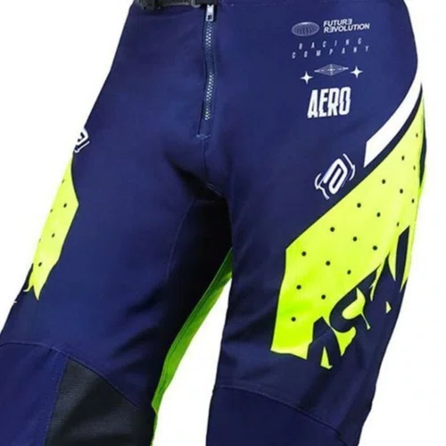Conjunto ASW Image Karma Azul Marinho Amarelo Fluo Premium
