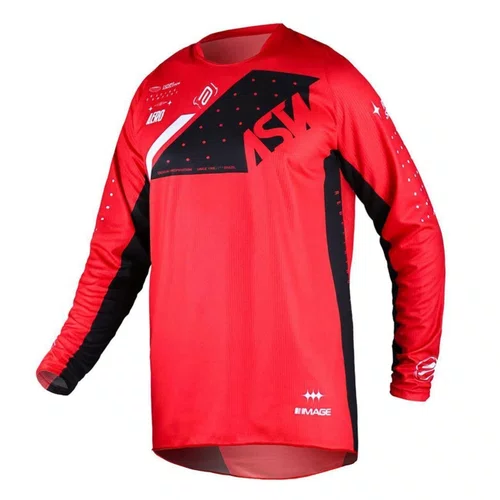 Conjunto ASW Image Karma Vermelho Preto Original Premium