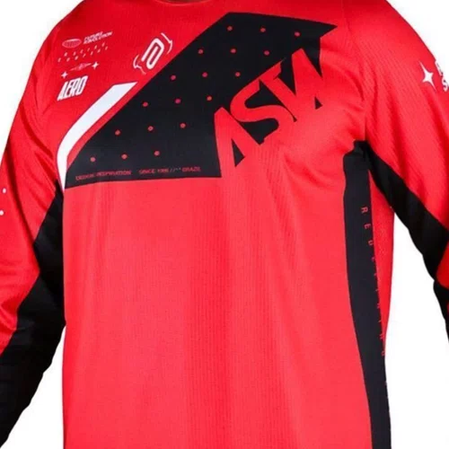 Conjunto ASW Image Karma Vermelho Preto Original Premium