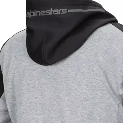 Jaqueta Alpinestars Chrome V2 Sport Hoodie Cinza Preto