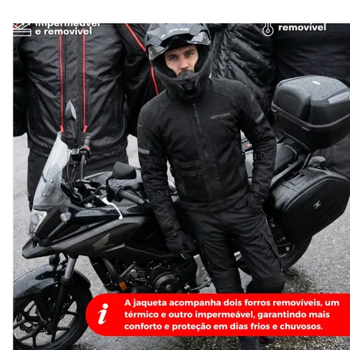 Jaqueta Alpinestars Crosshill WP Air Preto Black Premium
