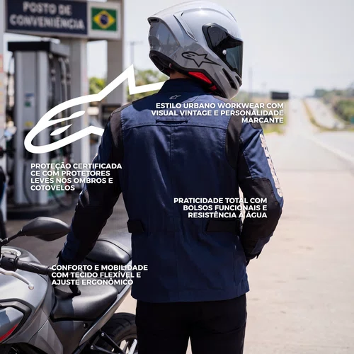 Jaqueta Alpinestars Dice Azul