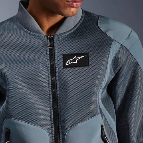 Jaqueta Alpinestars Flight Air Ventilada Cinza Escura