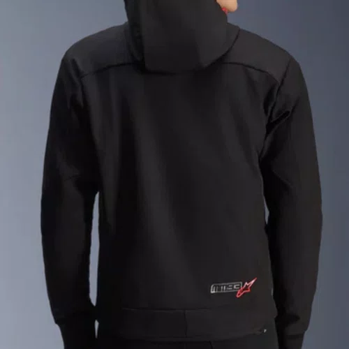 Jaqueta Alpinestars MM93 Radium Tech Hoodie Preta Vermelha