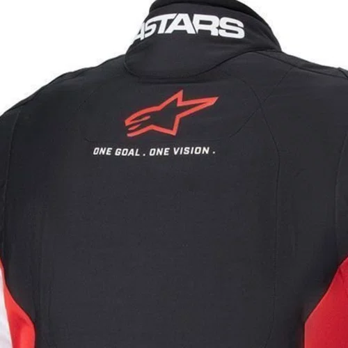 Jaqueta Alpinestars Monza Sport Preto Vermelho Branco
