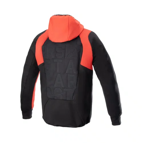 Jaqueta Alpinestars Most EQ Hybrid Hooded Preto Vermelho