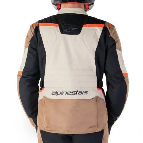 Jaqueta Alpinestars ST 1 WP Caqui Areia Preta Vermelha Fluo