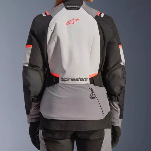Jaqueta Alpinestars Stella Andes V4 Drystar Cinza Gelo Coral