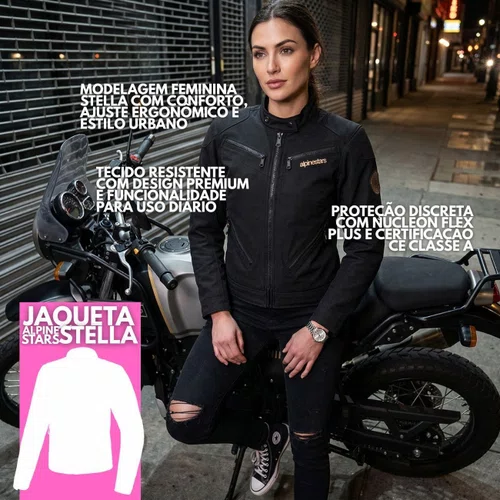 Jaqueta Alpinestars Stella Grace Preta