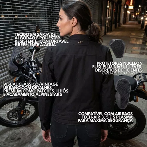 Jaqueta Alpinestars Stella Grace Preta