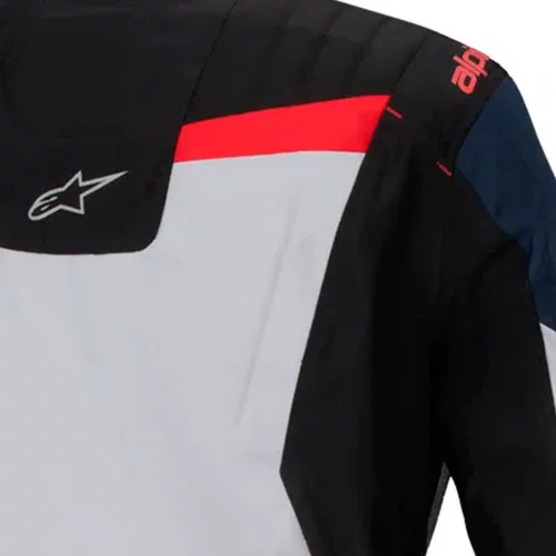 Jaqueta Alpinestars Stella ST 1 WP Azul Escura Preta Vermelha