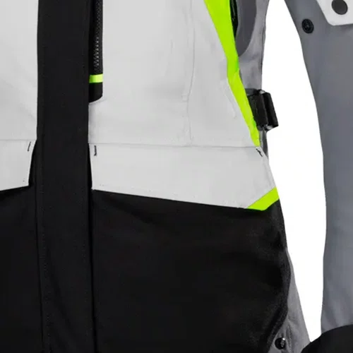 Jaqueta Alpinestars Stella ST 1 WP Cinza Gelo Preta Amarela