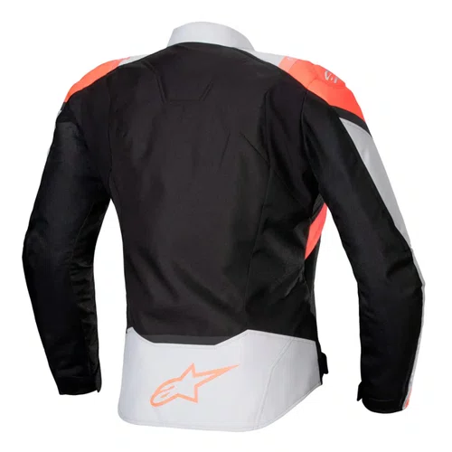Jaqueta Alpinestars Stella T Jaws V4 WP Preta Cinza Gelo Coral