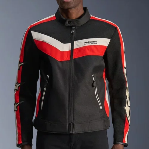 Jaqueta Alpinestars T Dyno Air Preta Vermelha Red Original