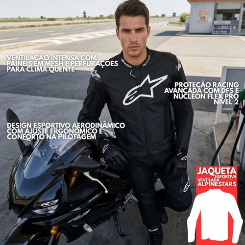 Jaqueta Alpinestars T GP Air Preta