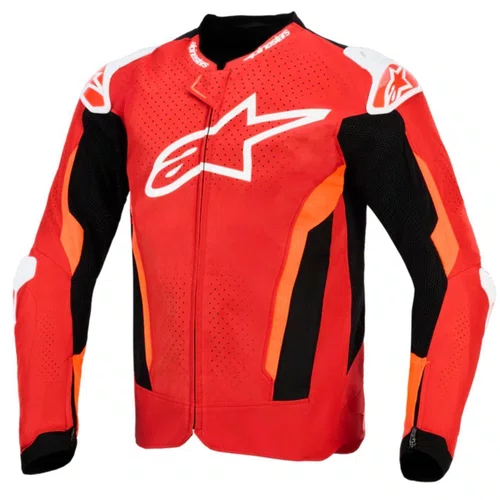 Jaqueta Alpinestars T GP Air Vermelha Fluo Preta
