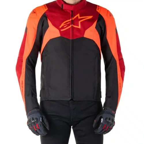 Jaqueta Alpinestars T Jaws V4 WP Preta Vermelha Escura Original