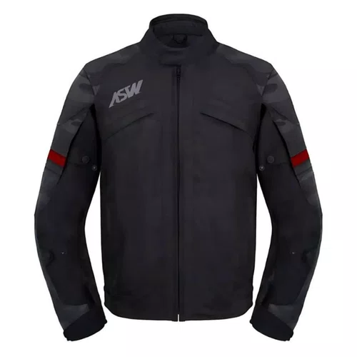 Jaqueta ASW 365 Lite Preta Camo Masculina com Forro Térmico e Impermeável