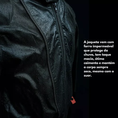 Jaqueta ASW 365 Lite Preta Feminina com Forro Térmico e Impermeável
