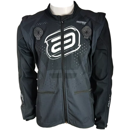 Jaqueta ASW Concept Enduro Chevron Preta Cinza