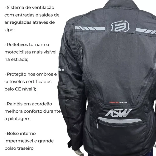 Jaqueta Asw Pangea Preta