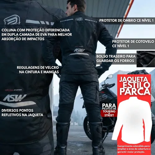 Jaqueta Asw Pangea Preta