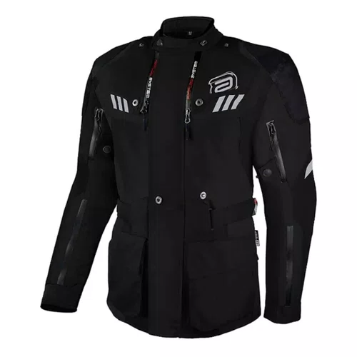 Jaqueta Motociclista Feminina Asw Pangea Impermeável Preta