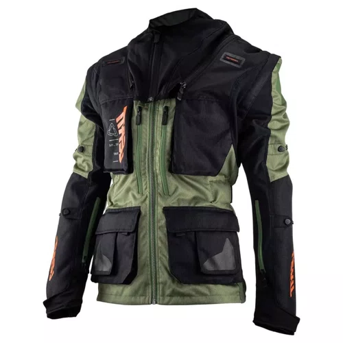 Jaqueta Leatt Moto 5.5 Enduro Cactus Laranja