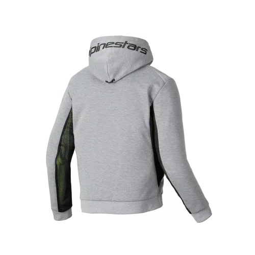 Jaqueta Moletom Alpinestars Chrome Air Sport Hoodie Cinza Preta