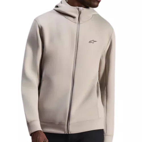 Jaqueta Moletom Alpinestars Cypher Cinza Claro