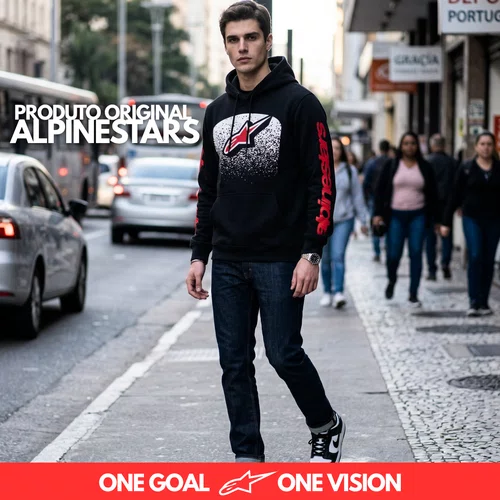 Jaqueta Moletom Alpinestars Obsessed Preto