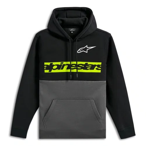 Jaqueta Moletom Alpinestars Parallel Preto Cinza